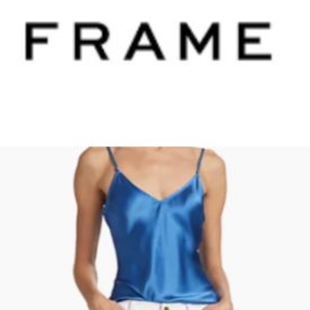 NWT Frame silk tank Sz M